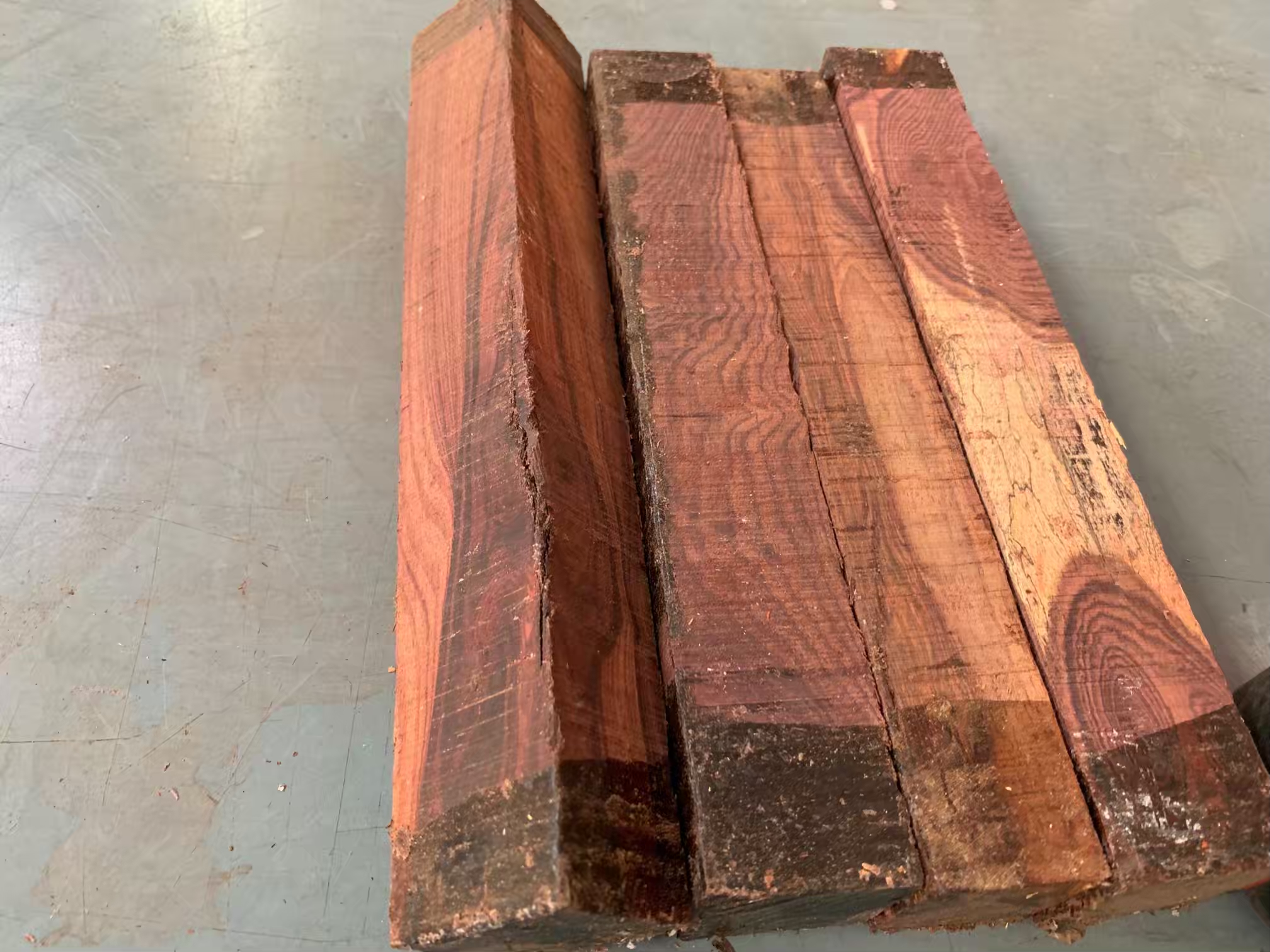 4 pcs (Select) Mexican Kingwood Pack 616 Tropical Exotic Hardwoods