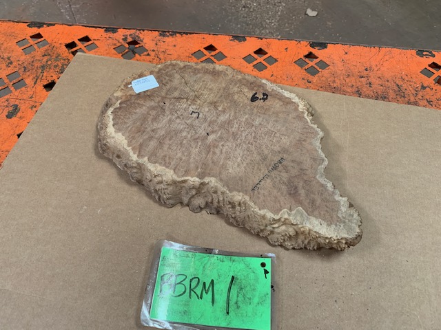 Bloc De Bois Brown Mallee Burl (#0424) - Pour Sculpture, Tournage, Manches De Couteau Ou Crayons