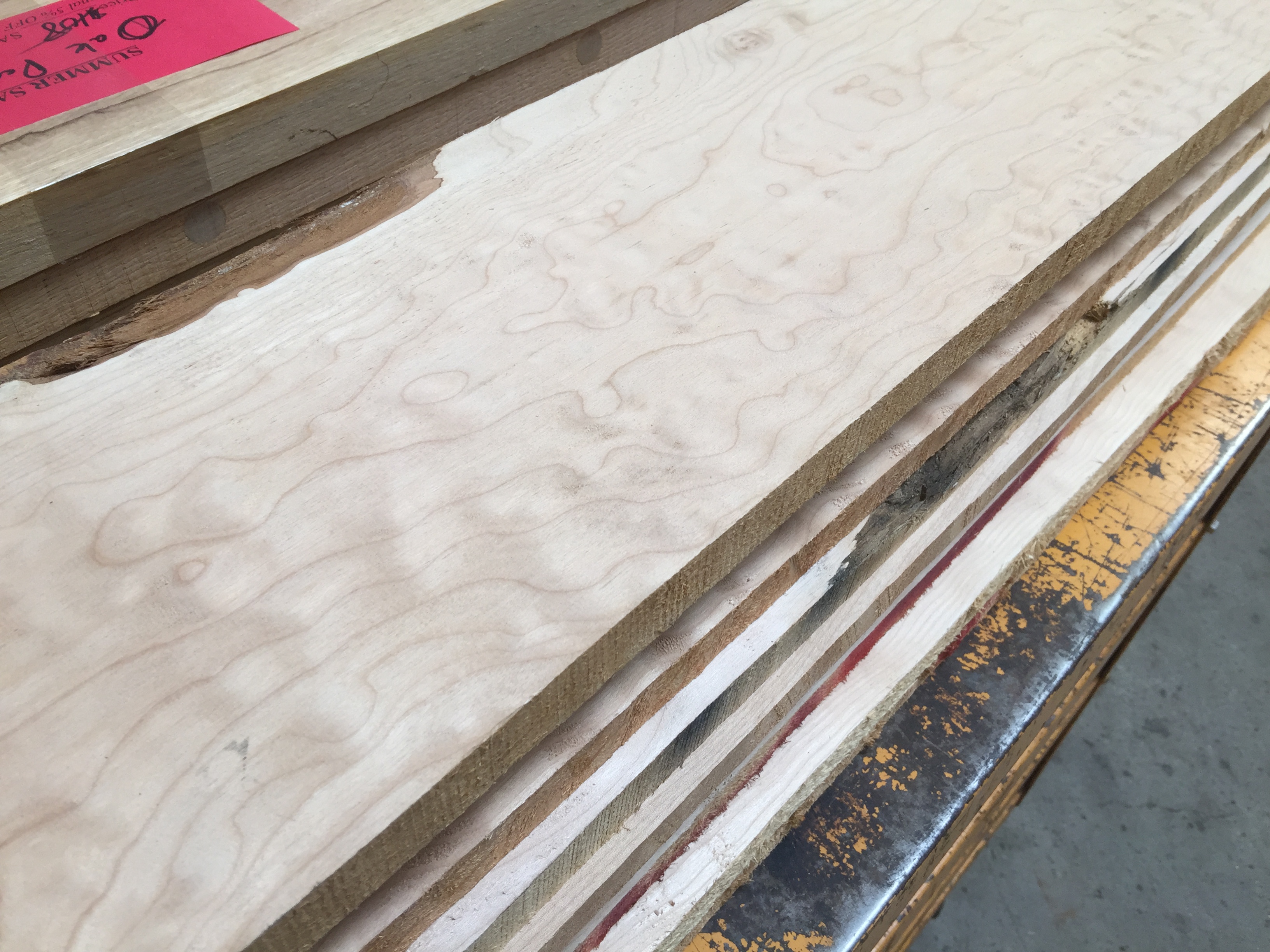 Quilted Maple 2 Stock 45 BF Pack 142 Tropical Exotic Hardwoods