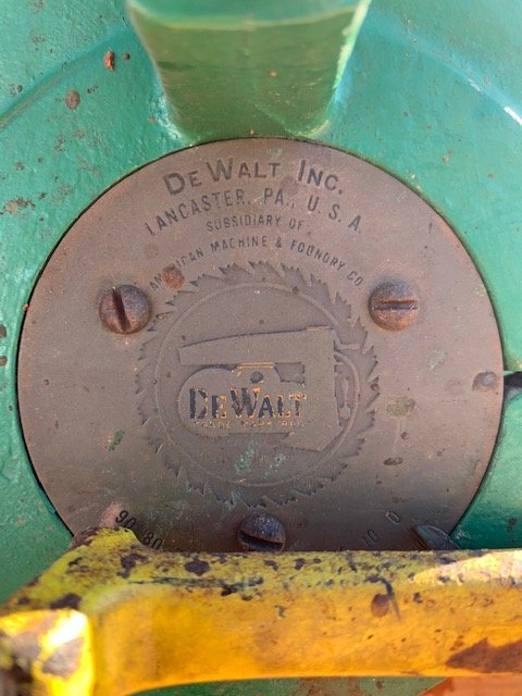 1952 DeWalt GR Radial Arm Saw  Radial arm saw, Dewalt, Vintage tools