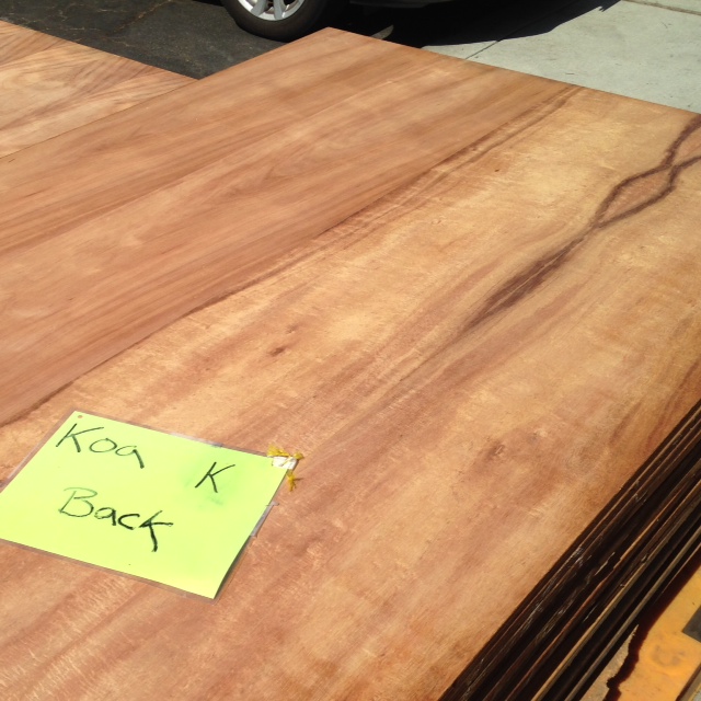 Koa (3/4") 2sided Veneer Plywood K Tropical Exotic Hardwoods