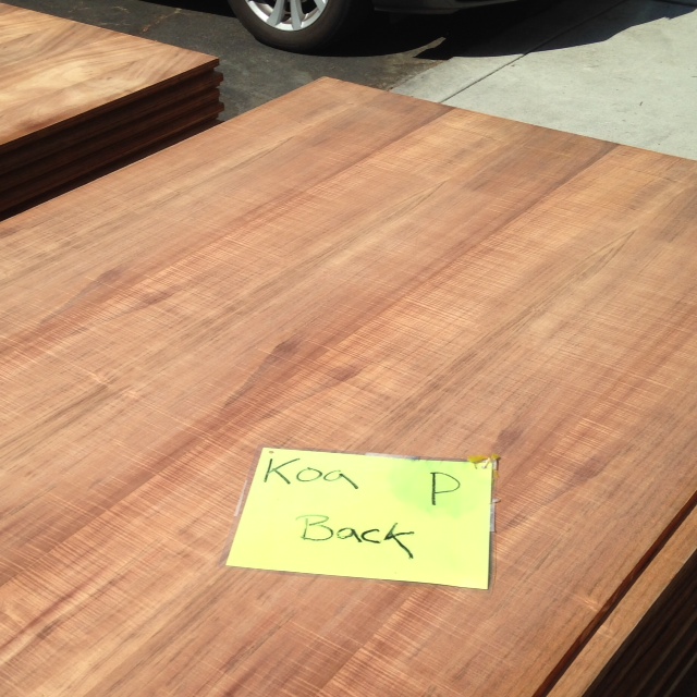 Koa (3/4") 2sided Veneer Plywood P Tropical Exotic Hardwoods