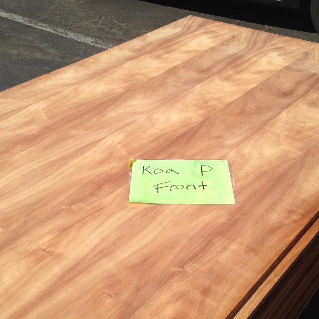 Koa (3/4") 2sided Veneer Plywood P Tropical Exotic Hardwoods
