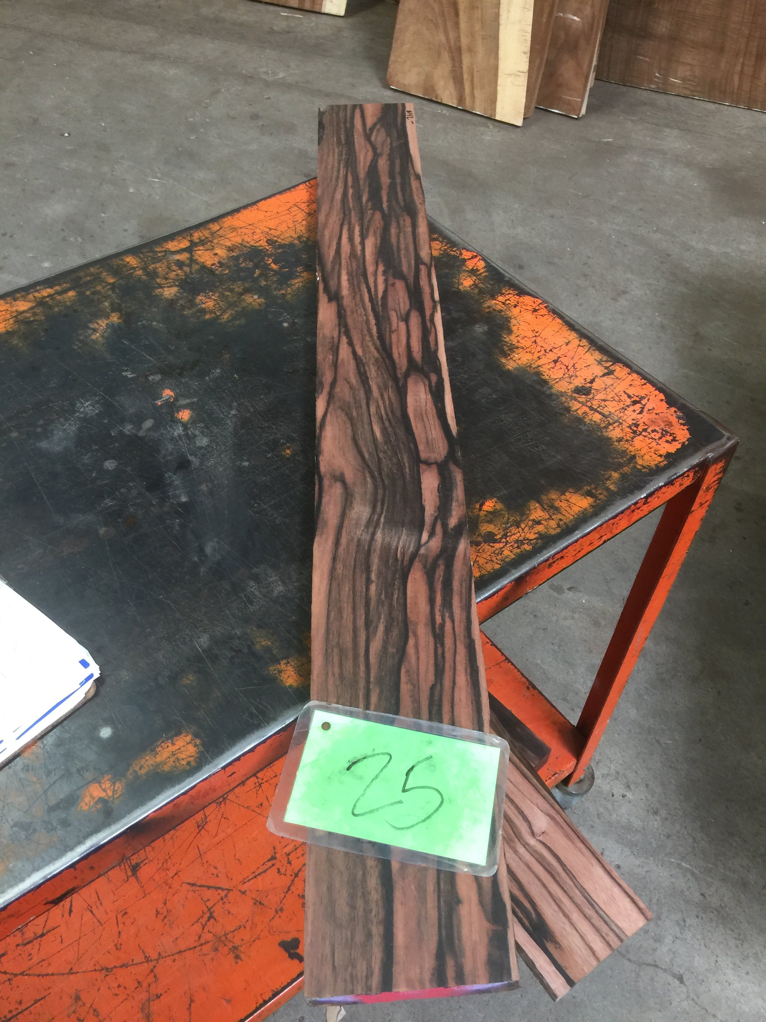 Macassar Ebony Lumber LMCE255 Tropical Exotic Hardwoods