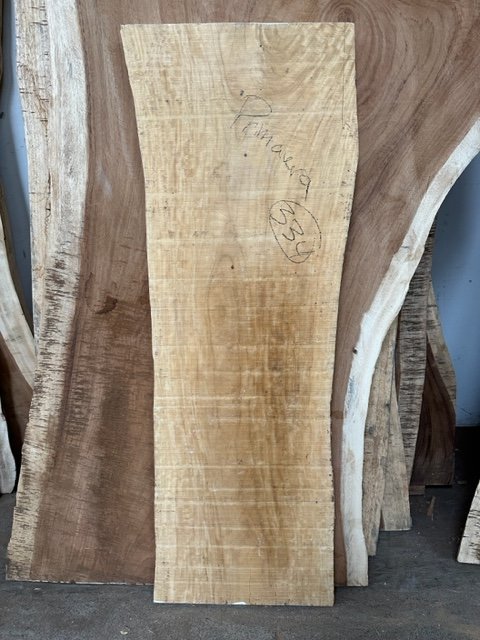 Primavera Slab #334 Live Edge | Tropical Exotic Hardwoods