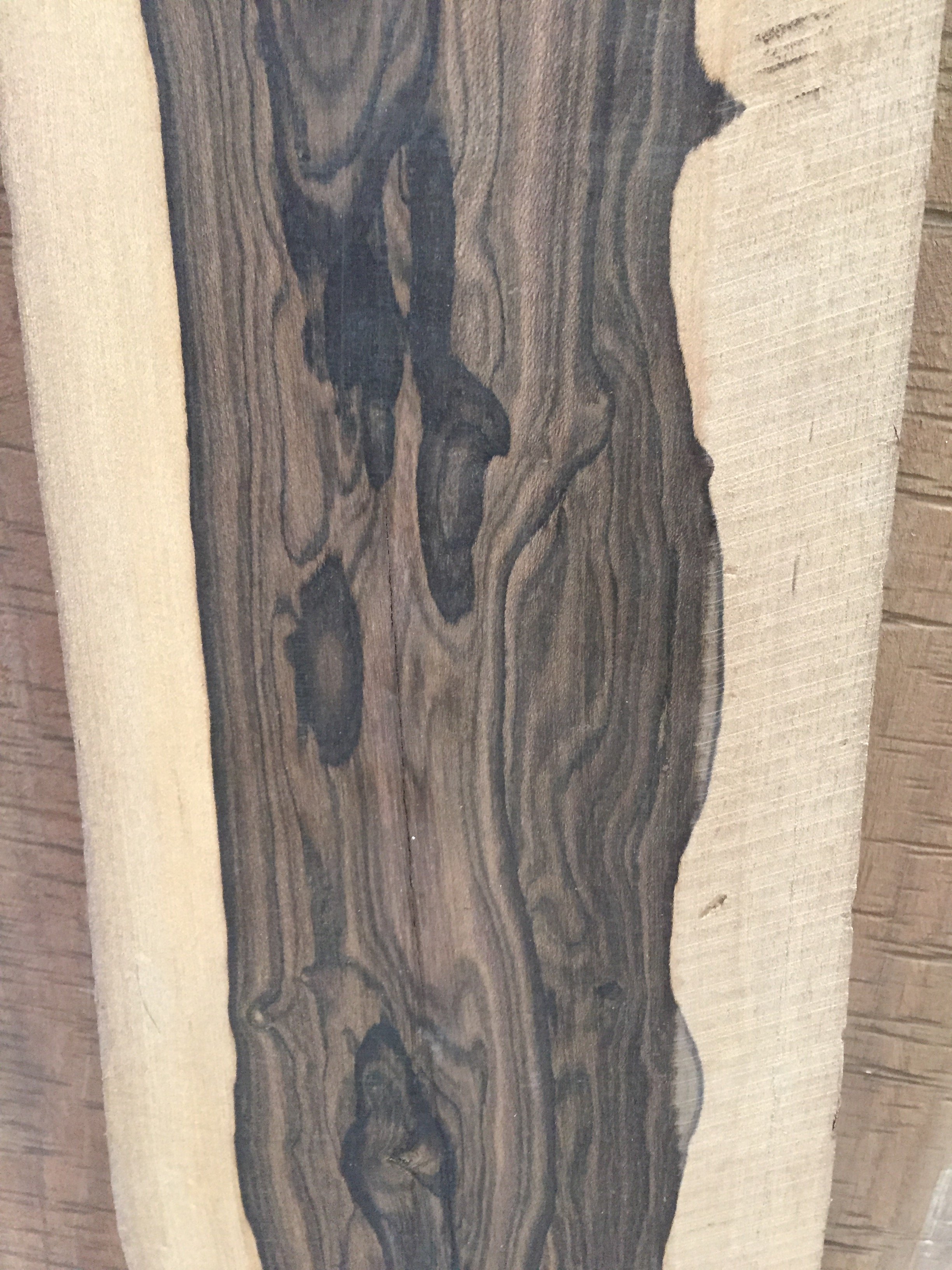 Ziricote Slab 11 Live Edge Tropical Exotic Hardwoods