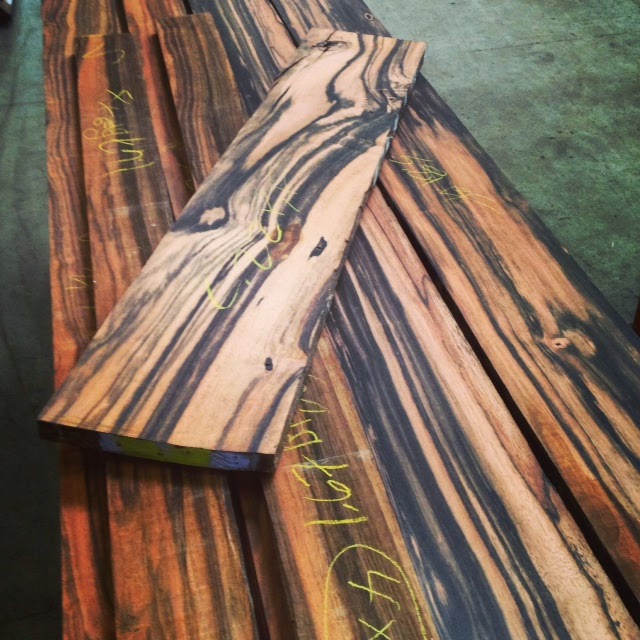4/4 Macassar Ebony Lumber /bf price | Tropical Exotic Hardwoods