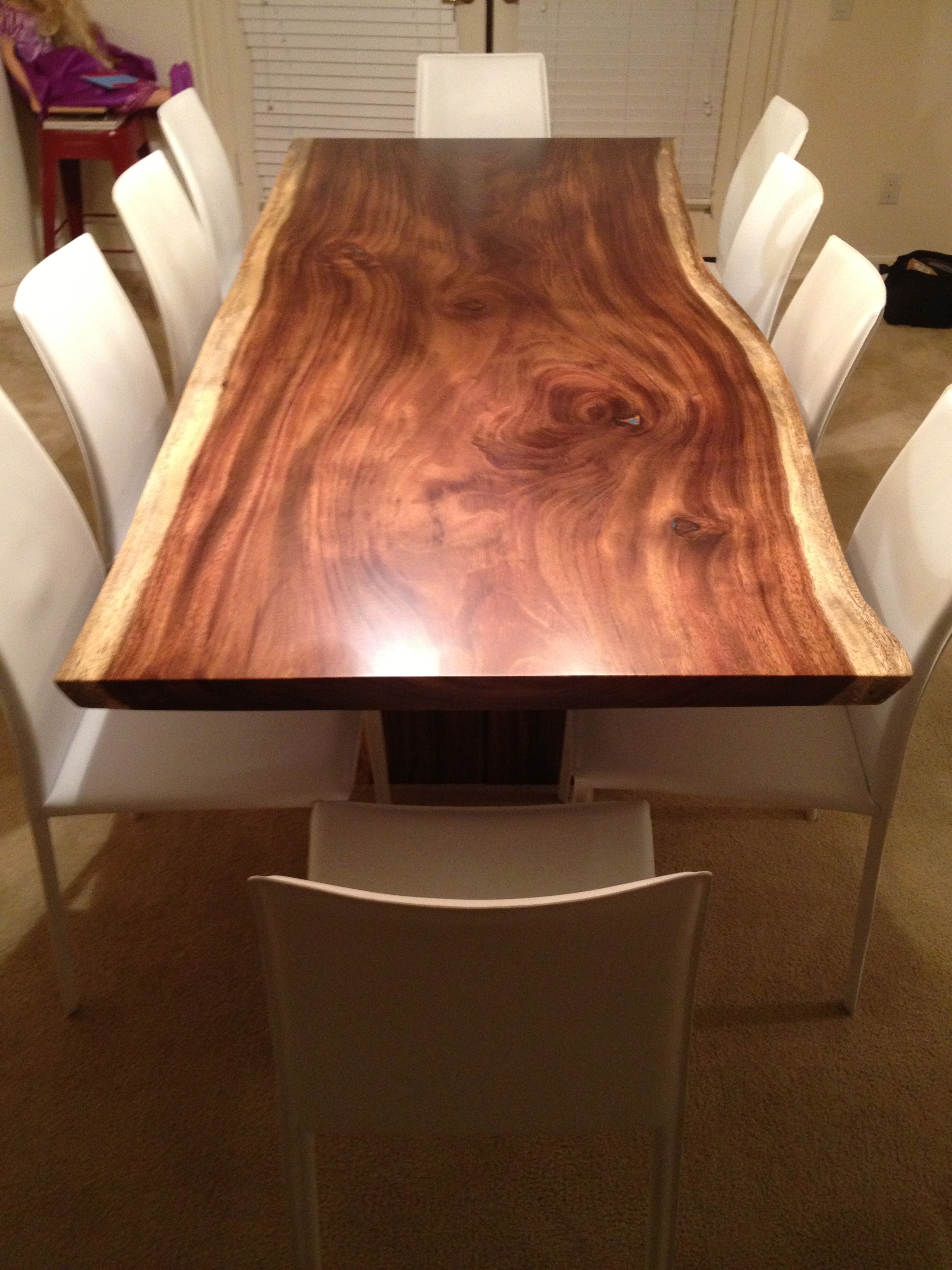 Parota Dining Table by Surface Furniture | Tropical Exotic Hardwoods